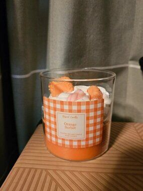 Dessert Candles Orange Sorbet 8 oz.